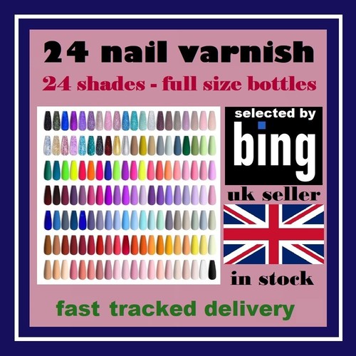 Nail varnish polish set - nail,
